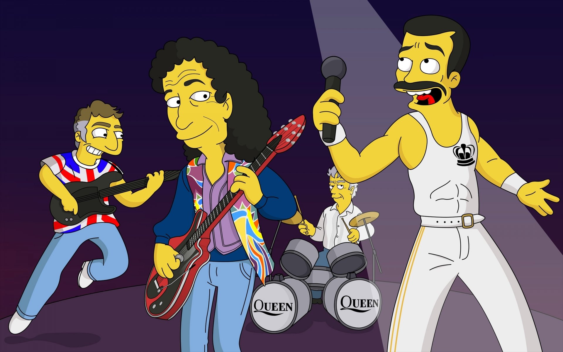 simpsons freddie mercury band königin