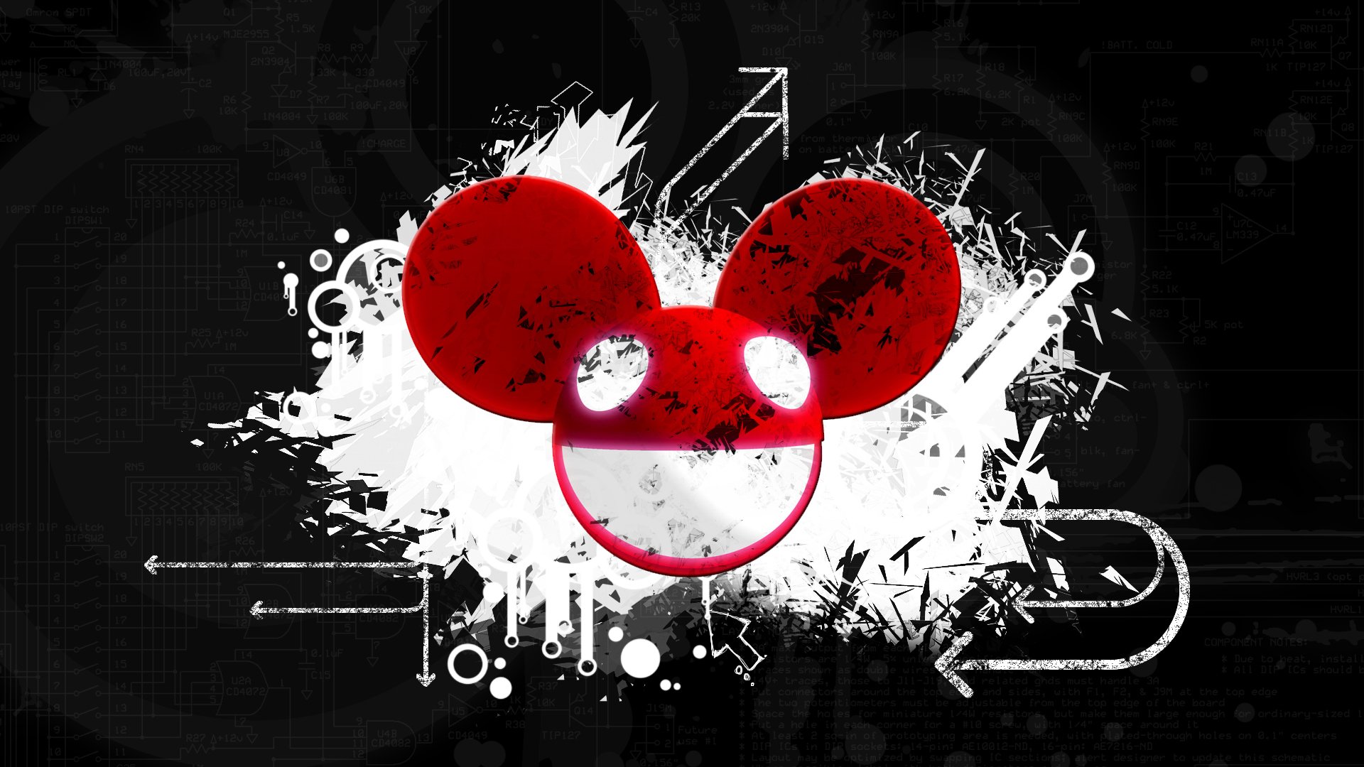 deadmau5 музыка клуб красиво фон минимализм креатив