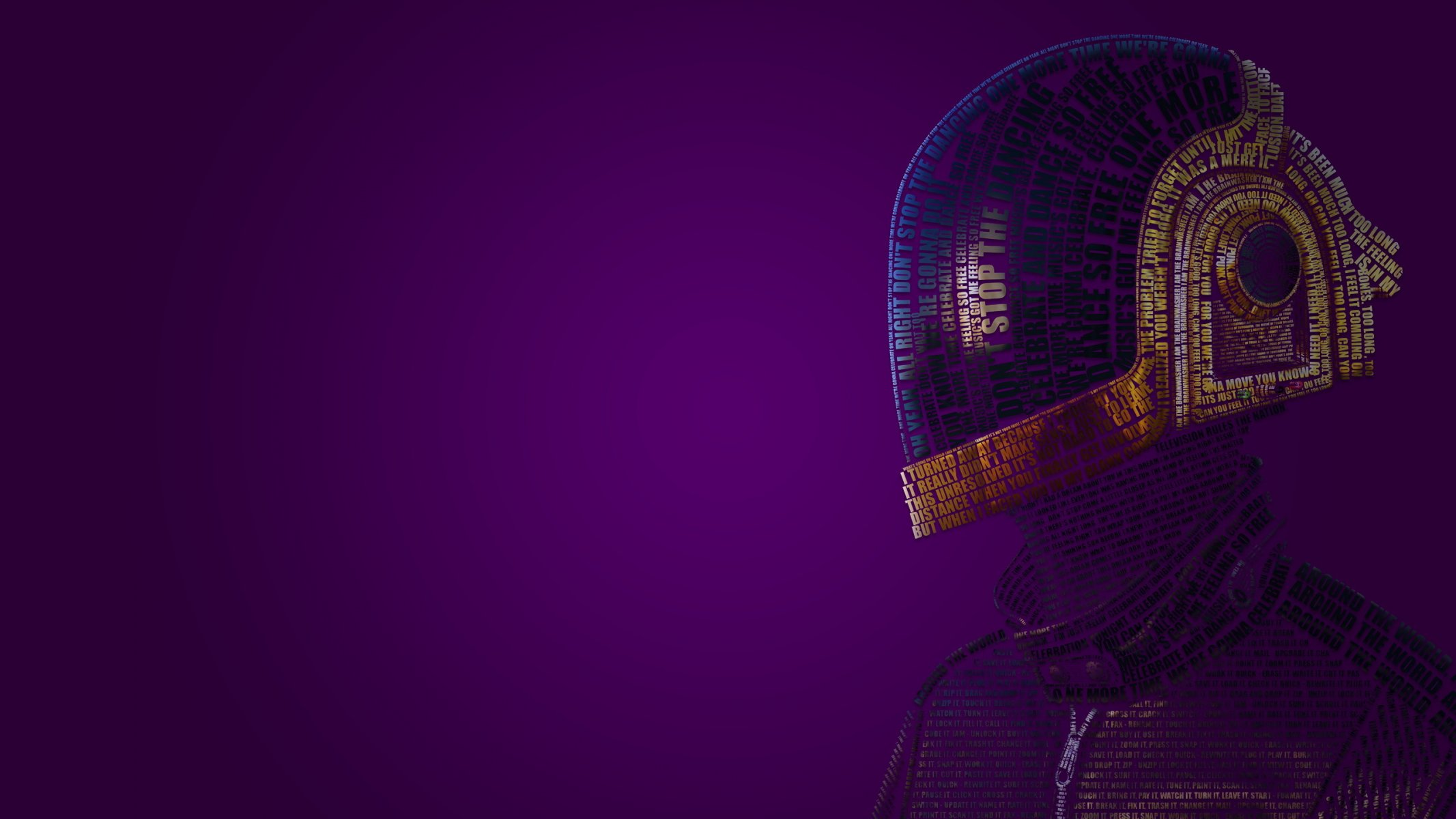 daft punk guy-manuel de homem-christo helmet typography words music