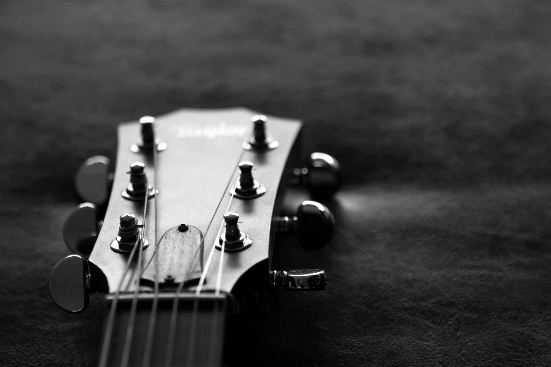 guitare touche noir blanc papier peint