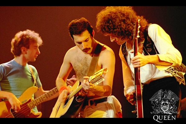 Queen band at a concert