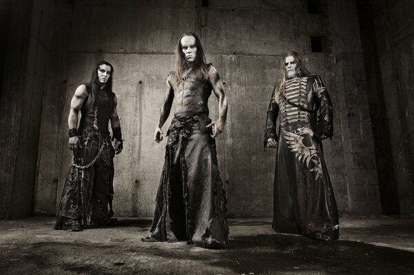 Members of the black metal band Begemot