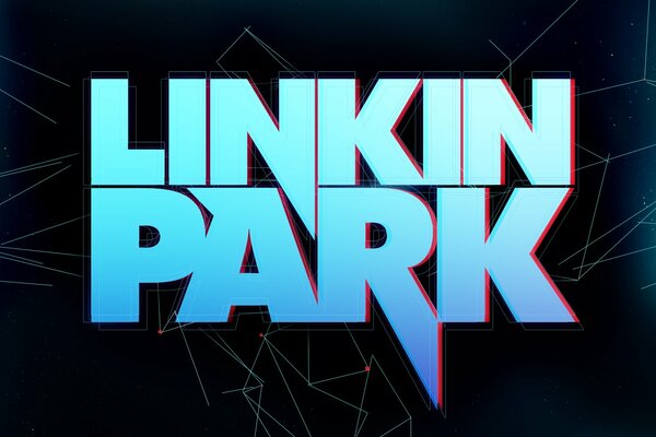 Logotipo de Linkin Park con hermosas líneas