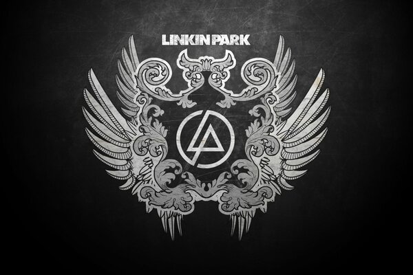 Linkin Park godło na ciemnym tle
