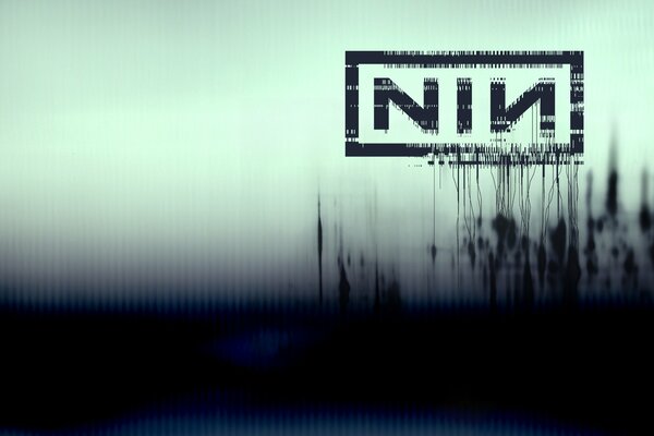 Cartel de la banda de nin en medio de la oscuridad