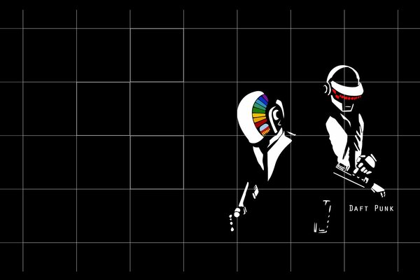 Musiciens du groupe daft punk