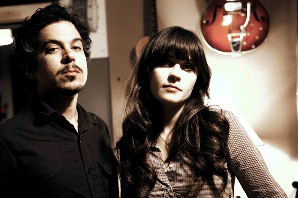 Matthew Ward and Zooey Deschanel