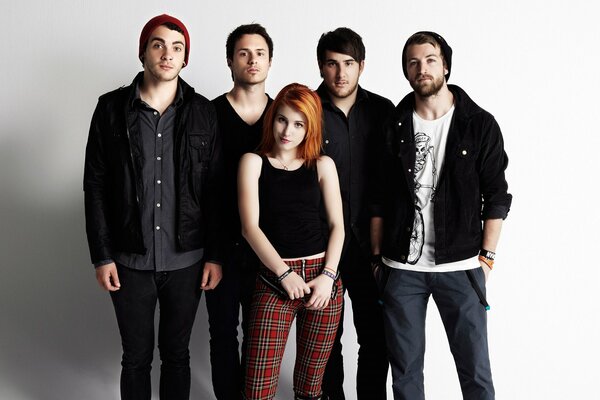 Haley williams als teil der rockband paramore