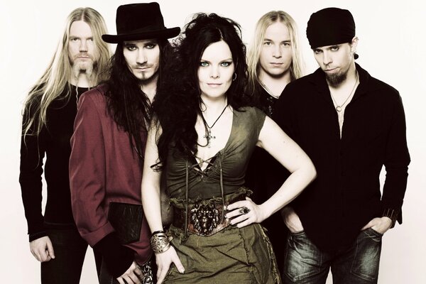 Nightwish zdjęcie na białym tle