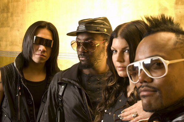 Die amerikanische Hip-Hop-Band the black eyed peas