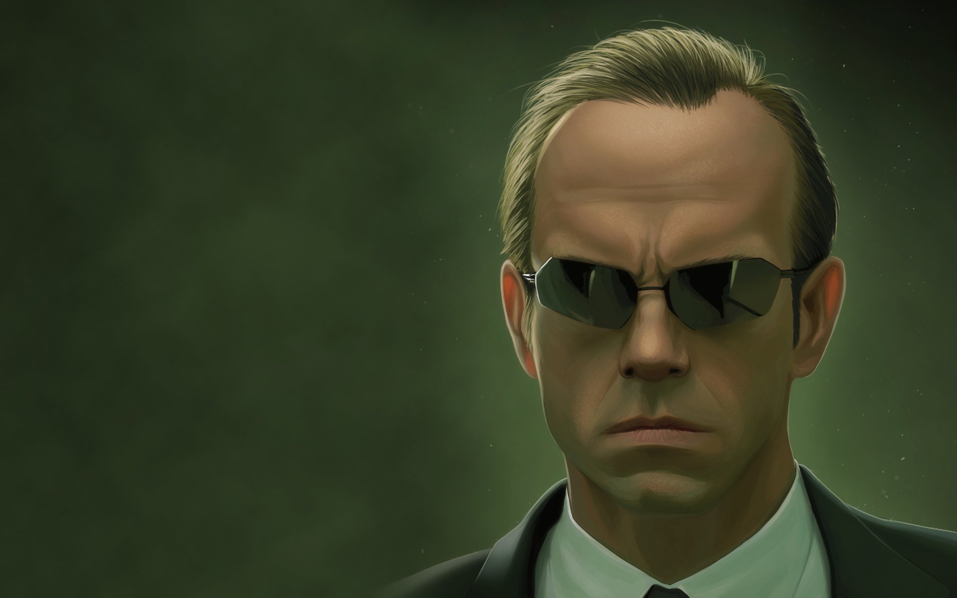 matrix agent smith hugo weaving lunettes vert