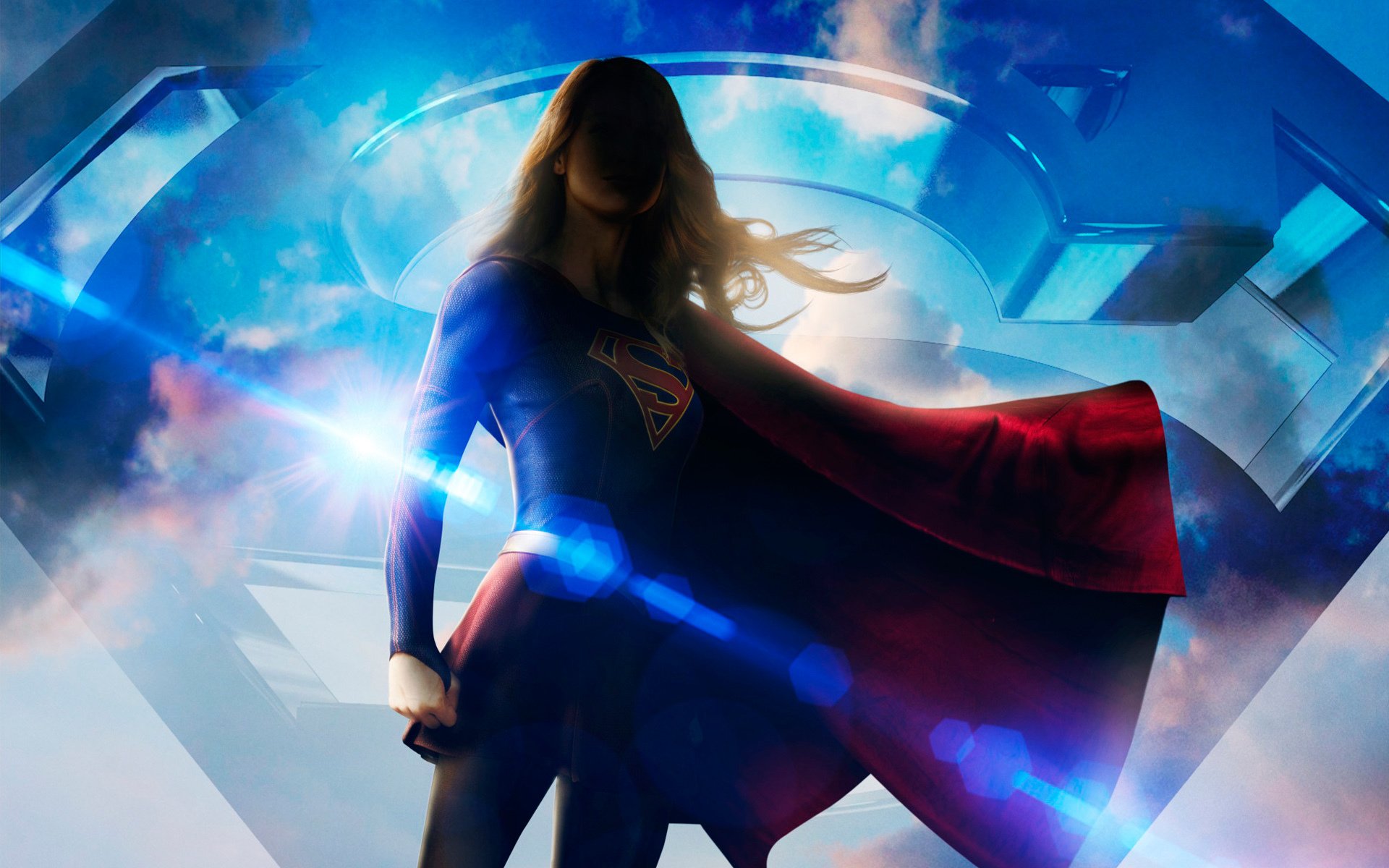 supergirl serial telewizyjny 2015 science fiction melissa benoist benoist dziewczyna superbohater kostium plakat dc comic