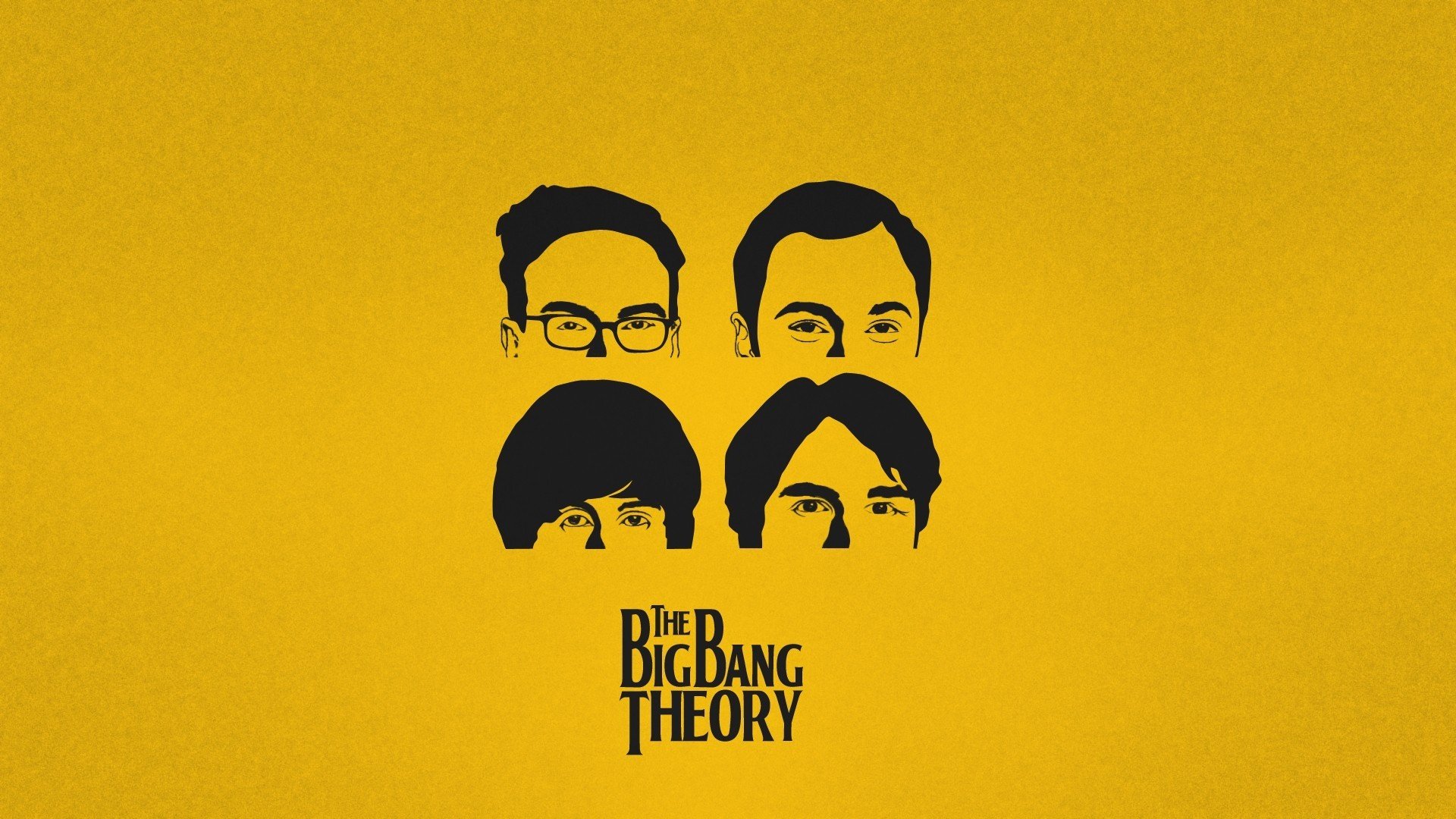 the big bang theory mind head tv series background yellow