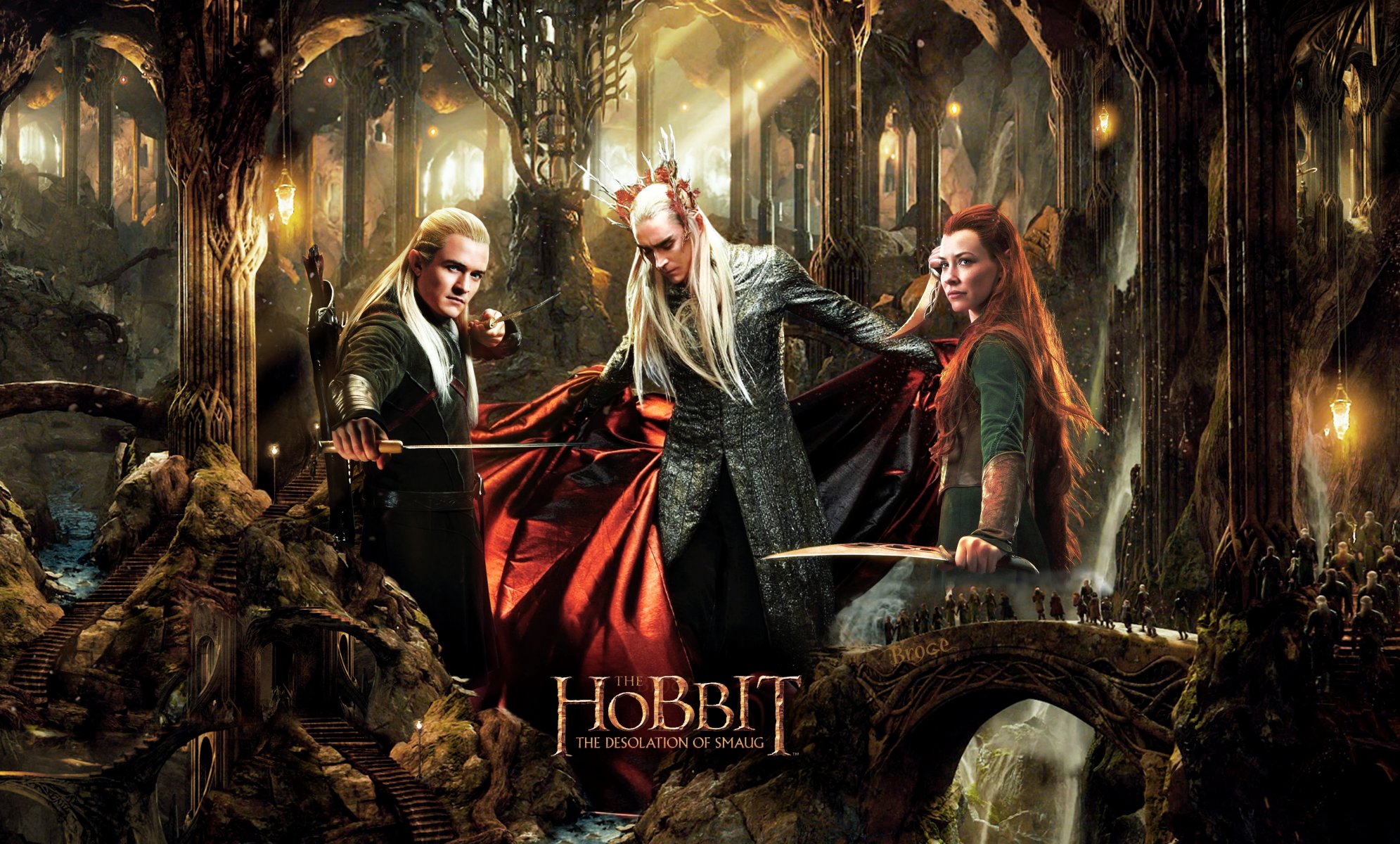 hobbit: pustkowie smogu hobbit: pustkowie smauga legolas thranduil tauriel