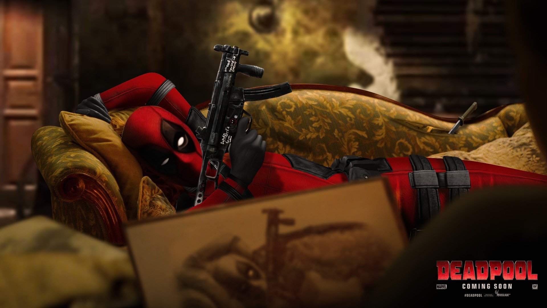 ryan reynolds deadpool costume de méchant wade wilson comics