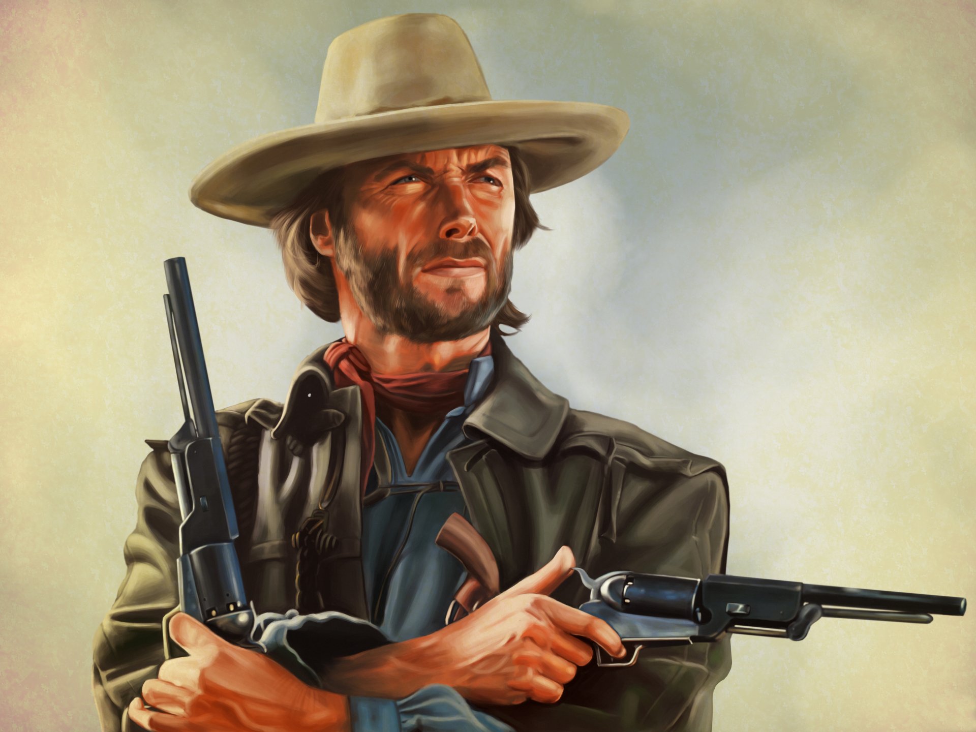 criminal josie wales clint eastwood revólver arte