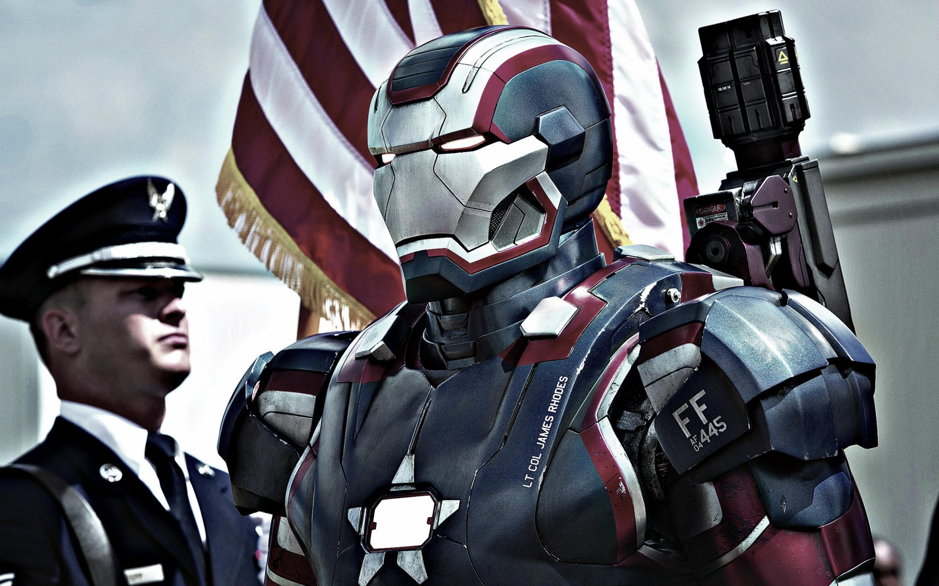 iron man 3 iron patriot drapeau costume