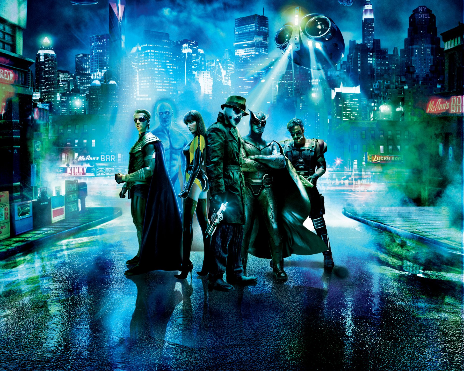 watchmen film film 2009 anno jackie earl haley rorschach malin ackerman seta fantasma ii fantasma 2 patrick wilson nite gufo billy crudup john osterman jeffrey dean morgan comico matthew goode ozymandias paramount pictures immagini leggendarie dc comics avvertimento