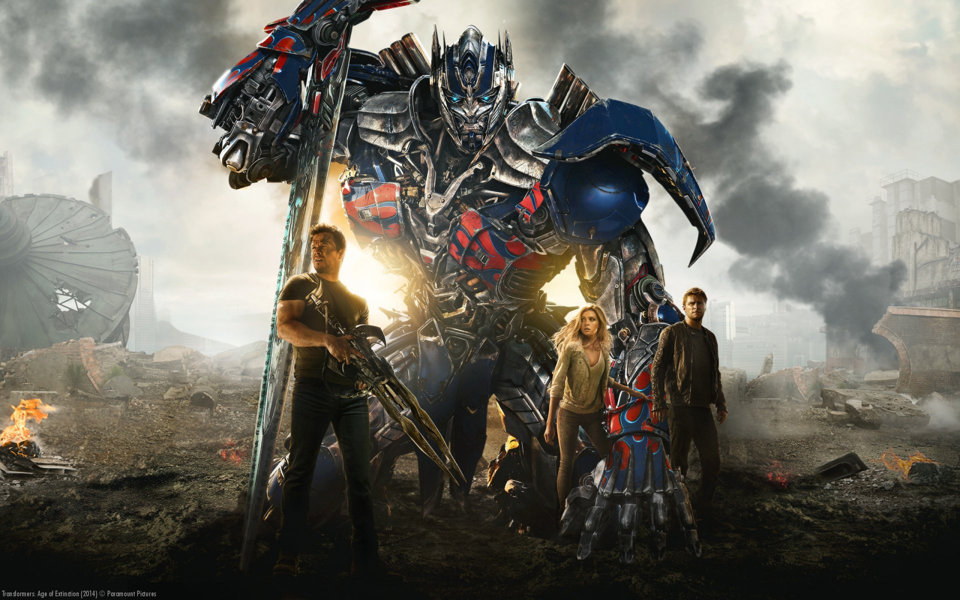 transformers: l âge de l extermination transformers: l âge de l extinction fiction action optimus prime autobot mark wahlberg nicola peltz peltz jack raynor