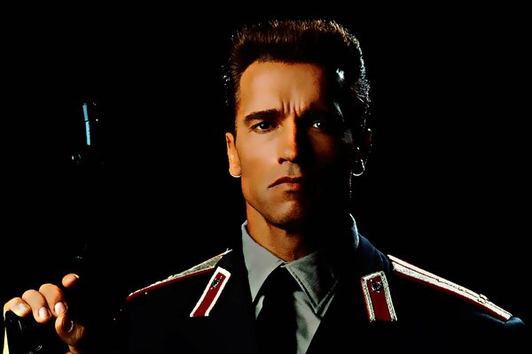 Arnold in Uniform mit Armen, klassisch