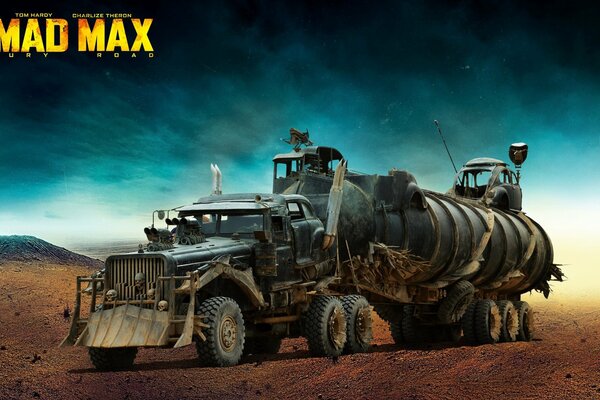 Truck in the desert from the movie Mad Max