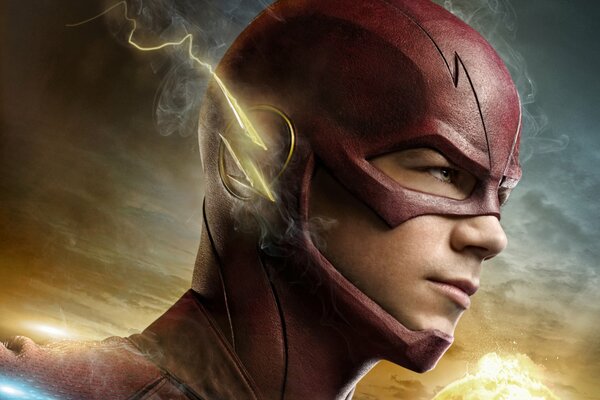 Superheld Flash in der Serie warner Bros. television