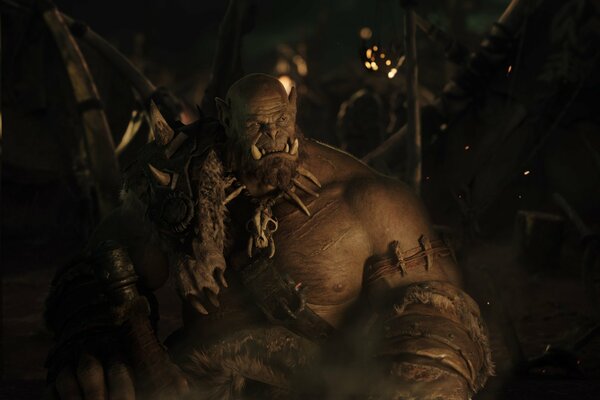 Ork aus dem Film World of Warcraft