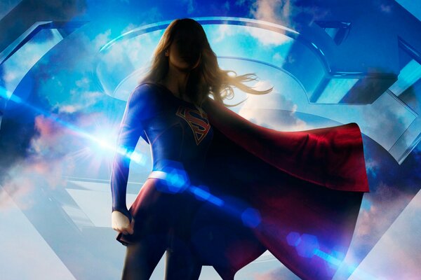 Eine Karte aus der Supergirl-Serie 2015