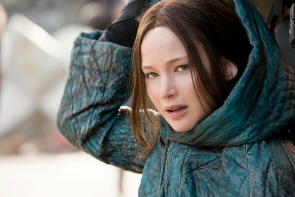 Jennifer Lawrence in The Hunger Games part 2