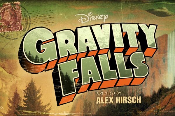 Gravity Falls logo by Disney Mabel Pine