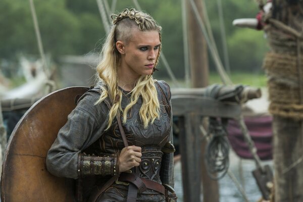 Ein Bild aus der Vikings-Serie. Jaya Weiss