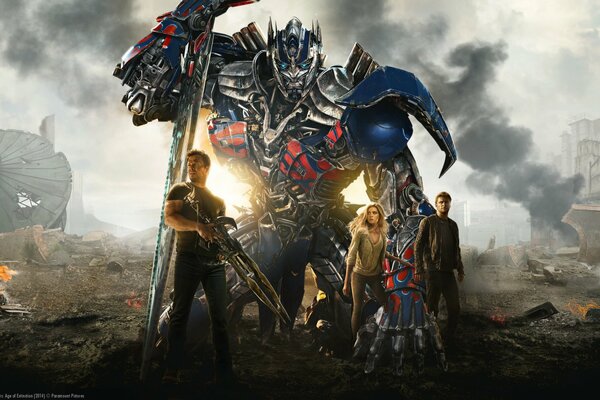 Optimus Prime z Transformers Age of extinction