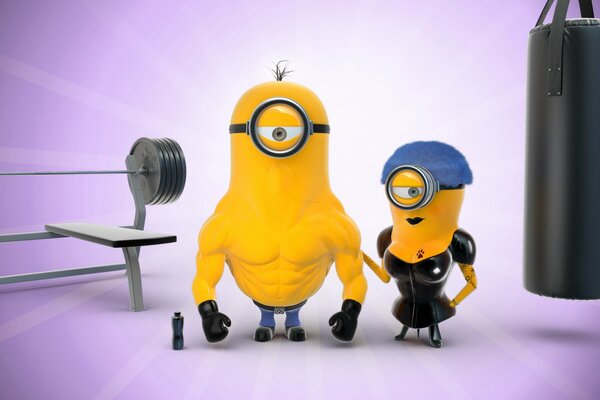 Campo de deportes para minions