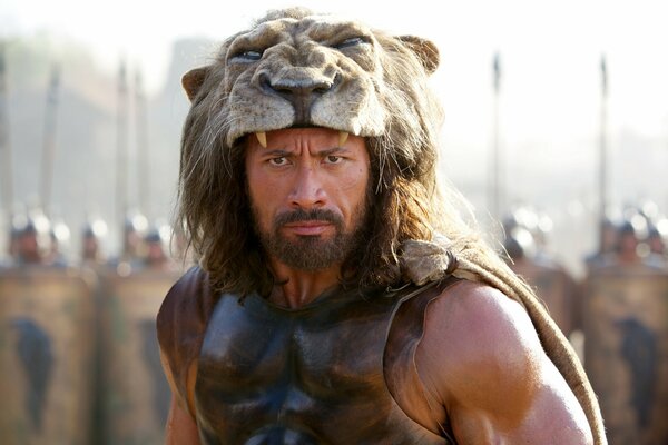 Dwayne Johnson in the Lion s skin