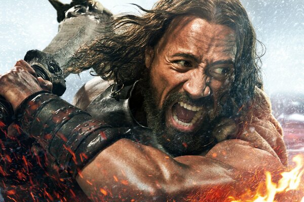 Dwayne Johnson im Film Hercules 2014