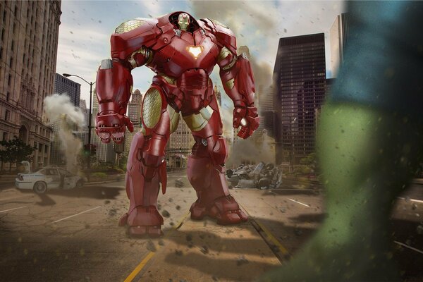 Traje de Iron Man de la película los Vengadores