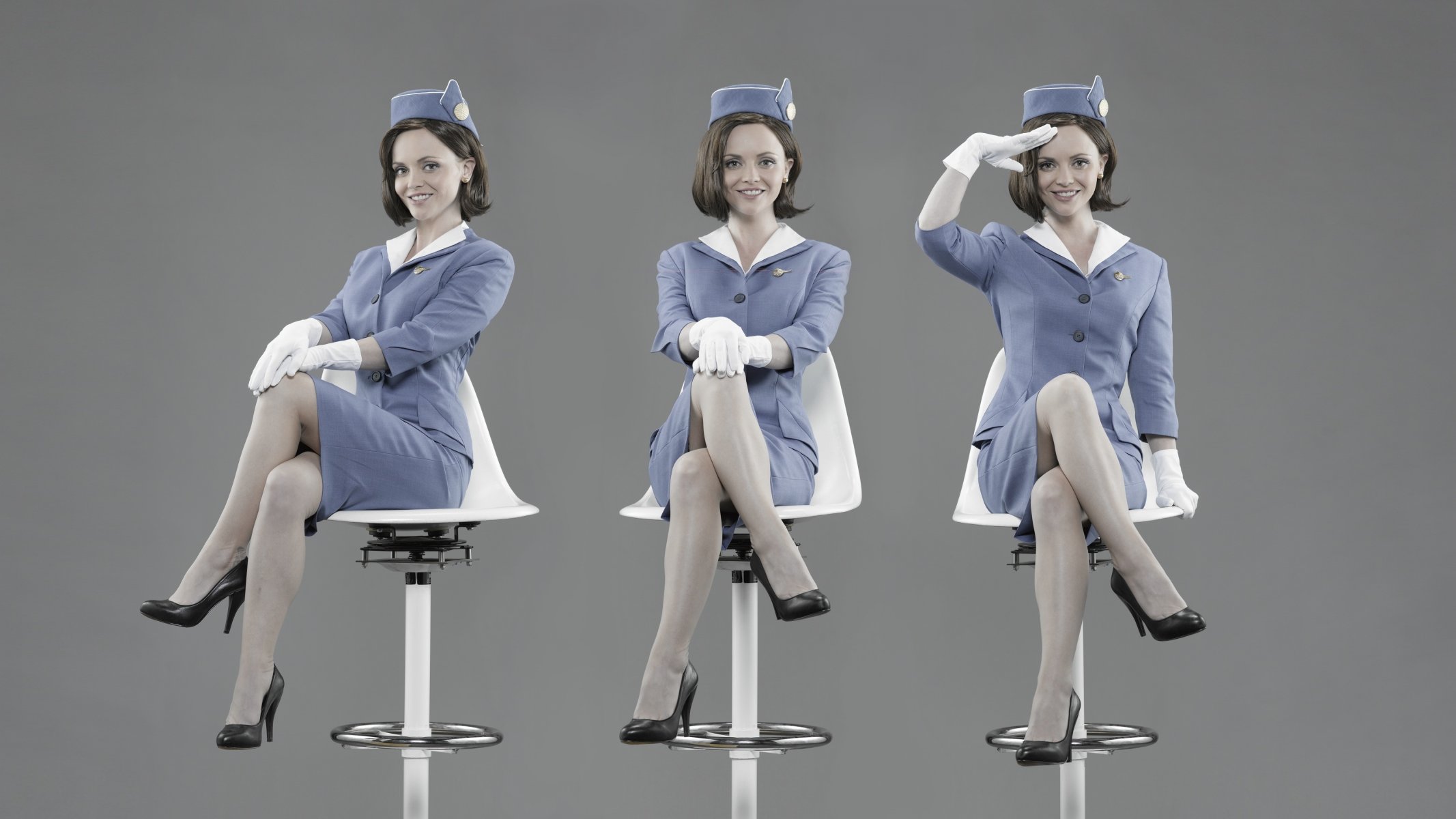 christina ricci pan am pan american airline uniform girl actress woman pretty