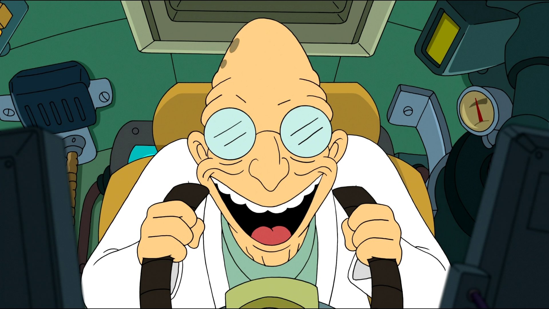 futurama profesor hubert j. farnsworth white