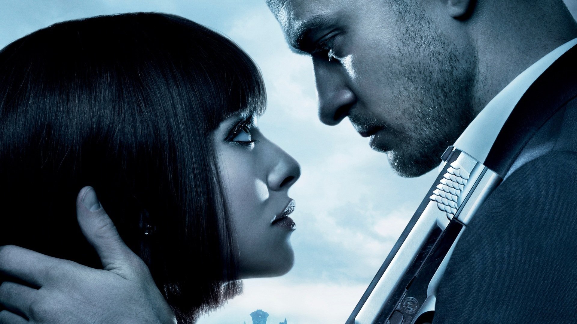 in time tiempo película chico chica justin timberlake amanda seifred pistola arma