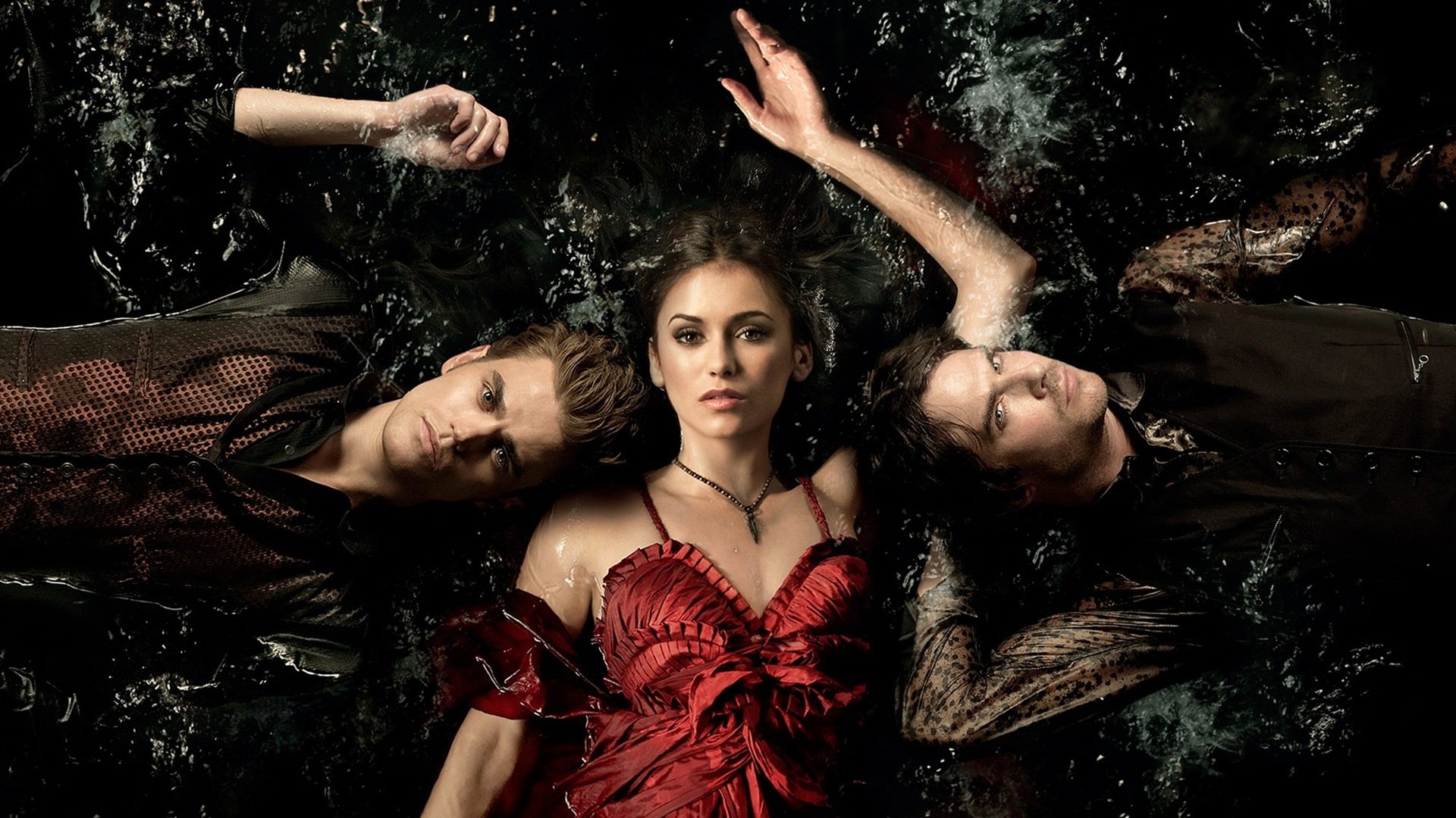 nina dobrev ian somerhalder paul wesley vampirtagebücher tv-serie elena stefan damon