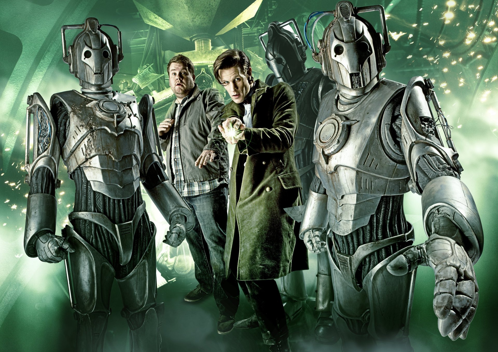 doctor who undécimo doctor matt smith cybermen cyberman cyborgs series de televisión