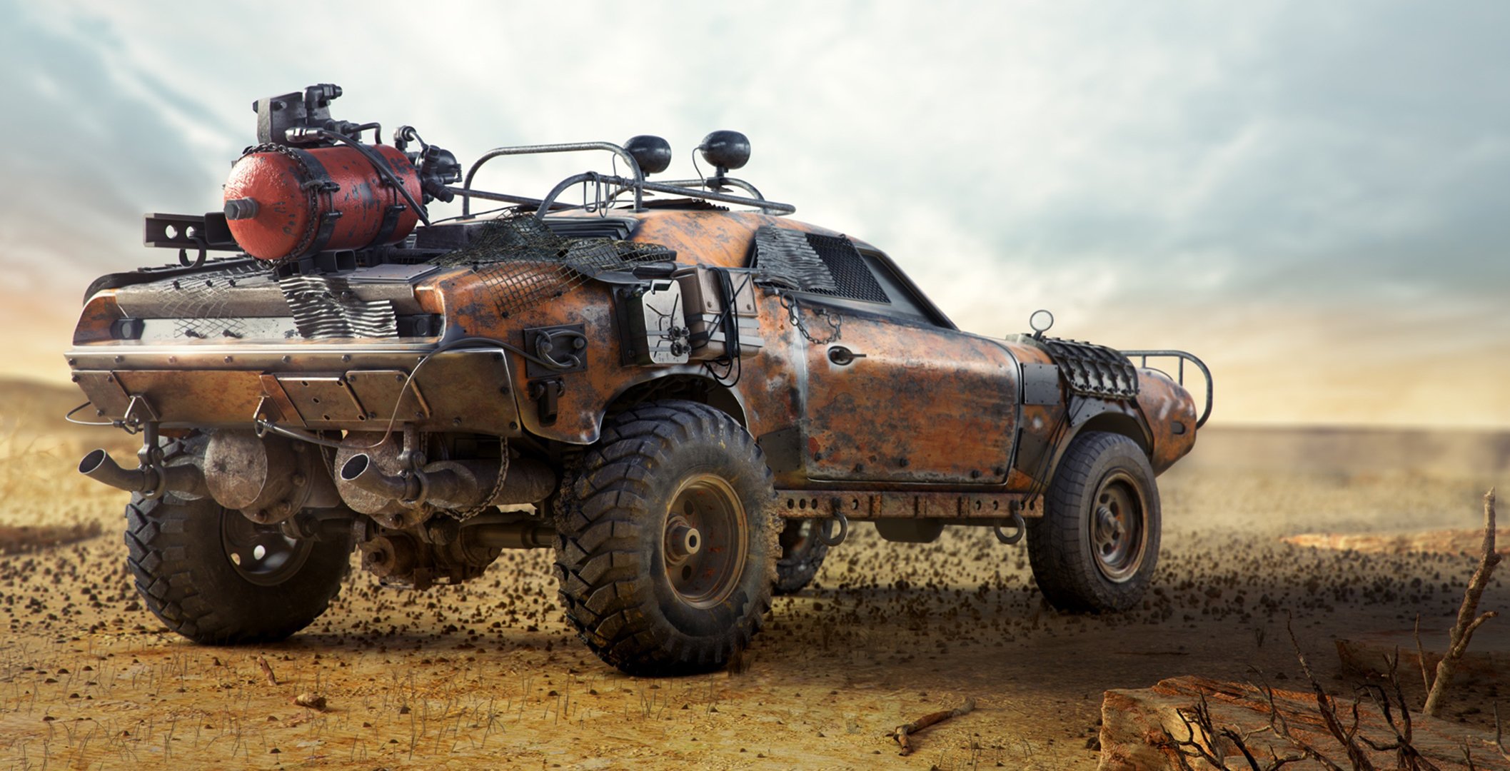 mad max páramo auto desierto coche