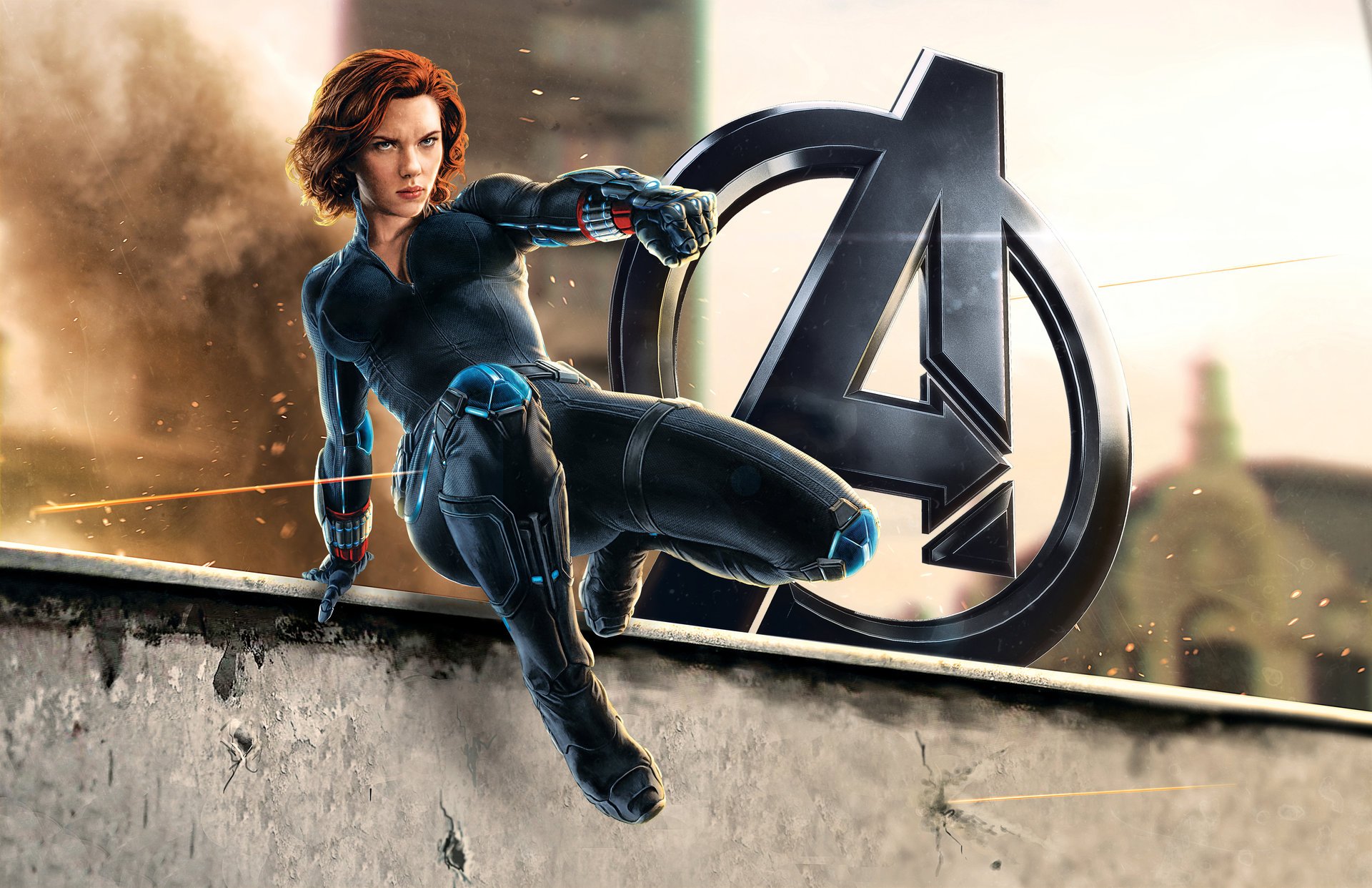 viuda negra natasha romanova natalia romanova vengadores: la edad de ultron chica superhéroe traje vengadores: la era de ultron scarlett johansson