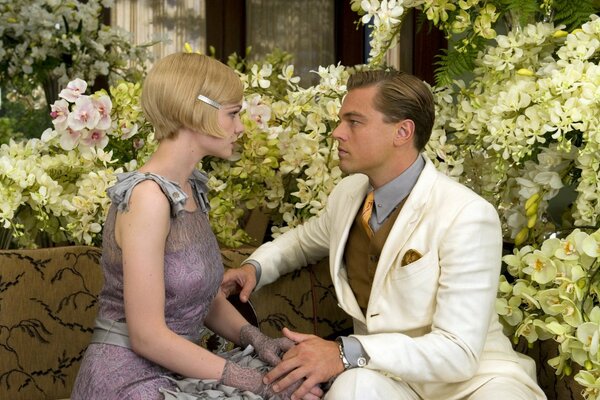 Scena del film Il Grande Gatsby