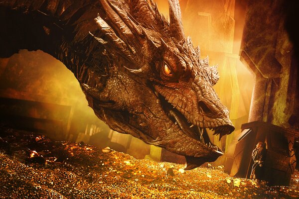 A fight from the Hobbit, the Wasteland of Smaug