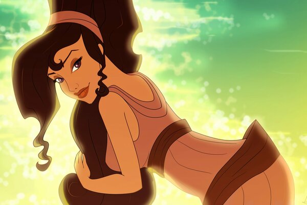 A seductive character from the cartoon Hercules