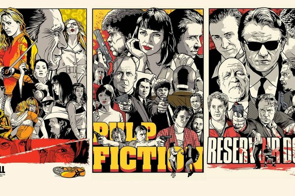 Tarantino tira cómica Kill Bill .