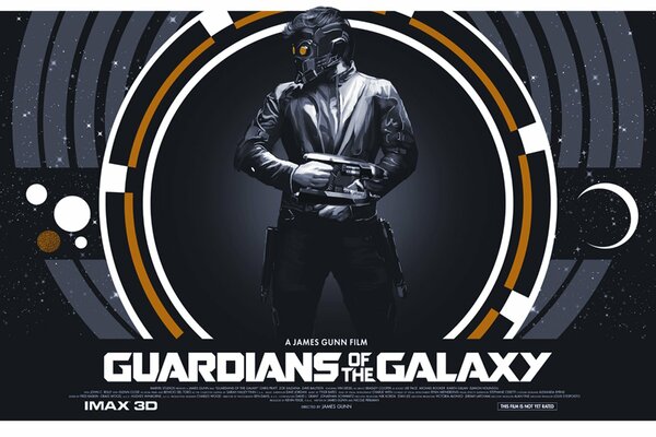 Poster mit einem Bild aus dem Film Guardians of the Galaxy