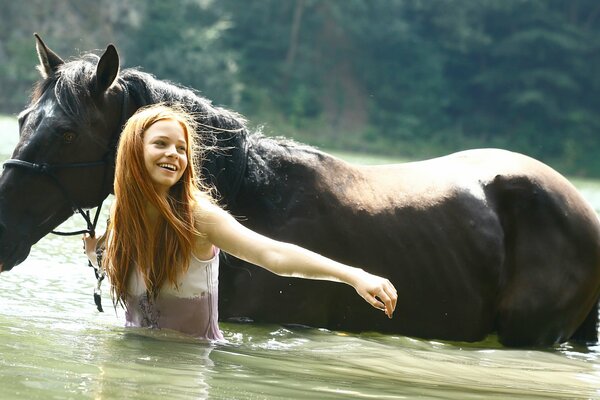 Ostwind. Mädchen mit Pferd