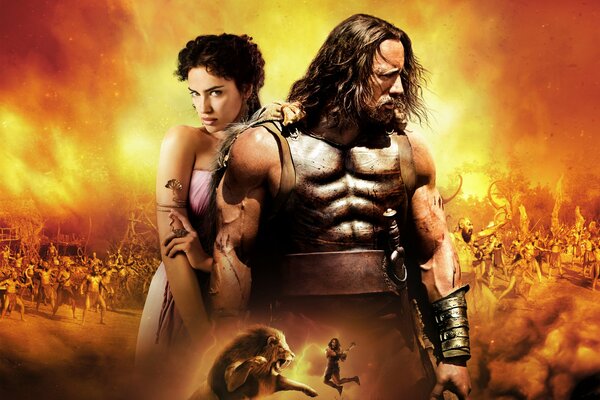 Irina Shayk in the adventure film Hercules